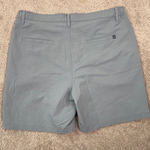 Free Fly Shorts Men Large Gray Hybrid 7" Golf Hiking Bamboo Charcoal Lightweight - Picture 9 of 9